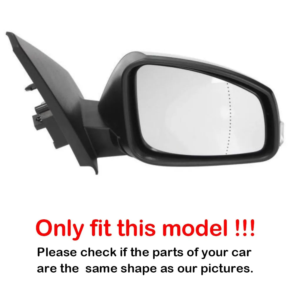 For Renault Megane 3 2008-2015 Latitude 2010-2017 1x Left Right Side Mirror Glass With Heating Rearview Mirror Lens Car Replace Quake