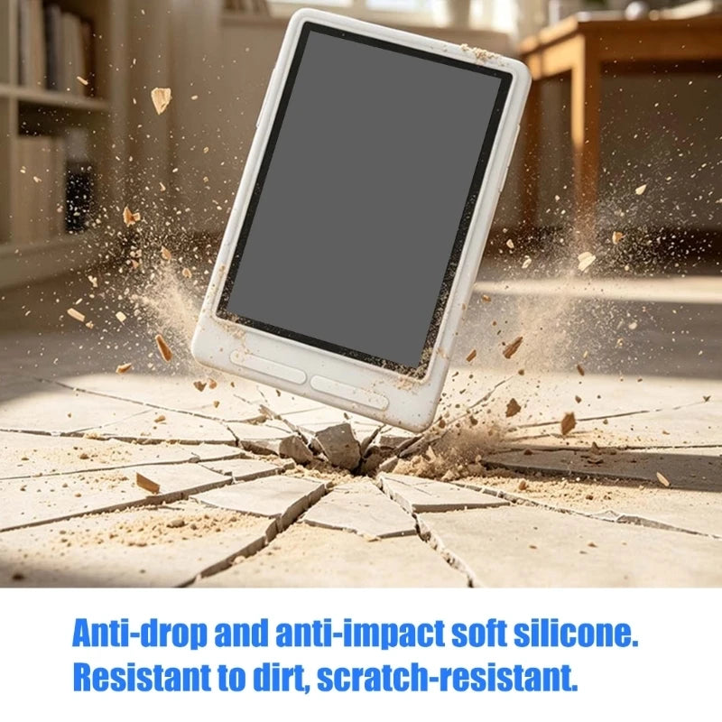 Silicone Reader Case for XTEINK Device, Handheld Cover with Open Side Access for Daily Reading and Reader Storage K1KF Quake