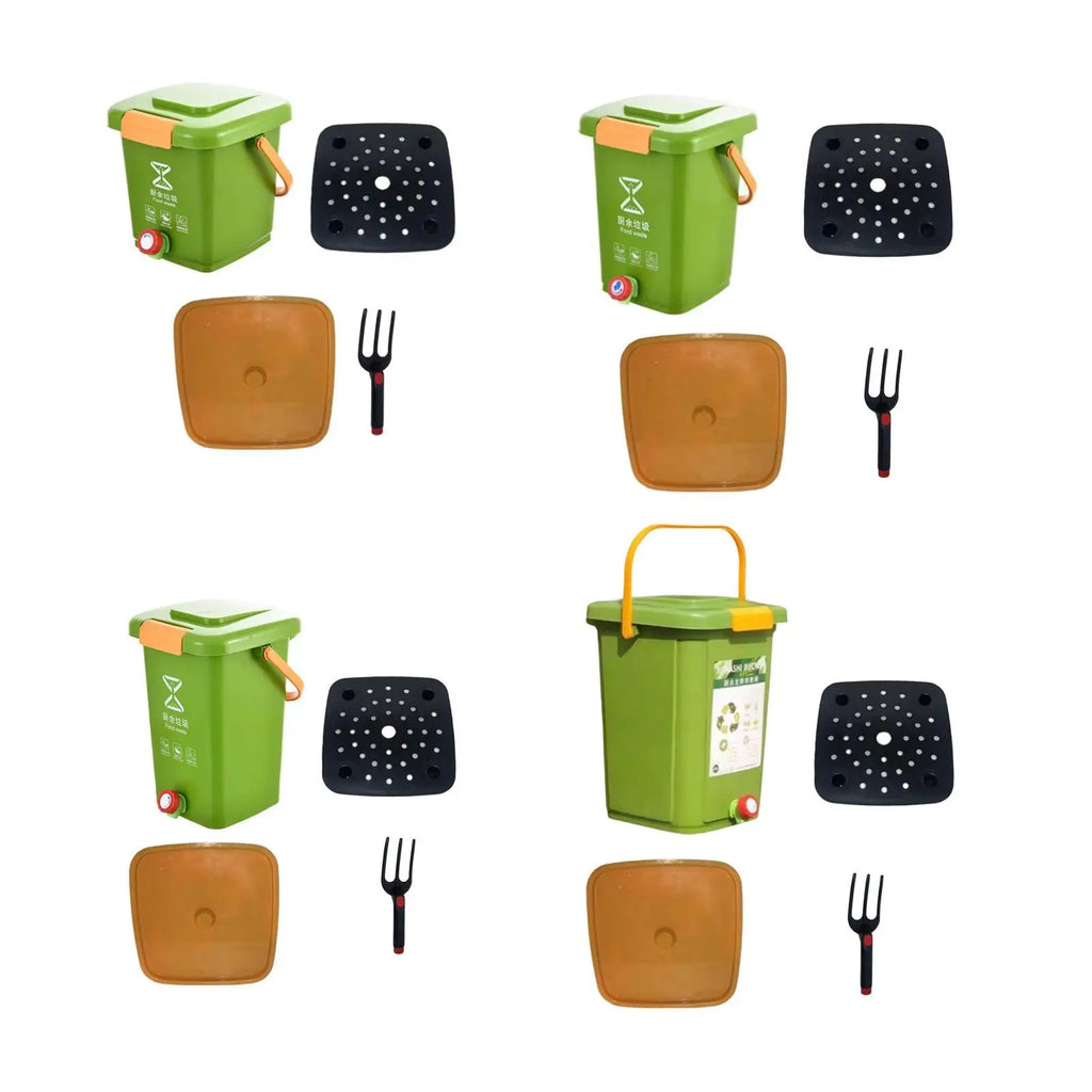 Kitchen Waste Compost Bucket Garbage Can Stronger Load Bearing Multifunction Quake