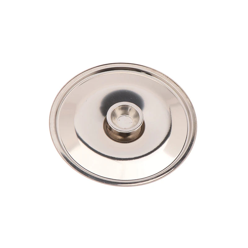 1Pcs Kitchen Stainless Steel Round Pot Lid Replacement , 10/12/14/16/18/20/22/24/26cm Saucepan Cover Quake 18cm