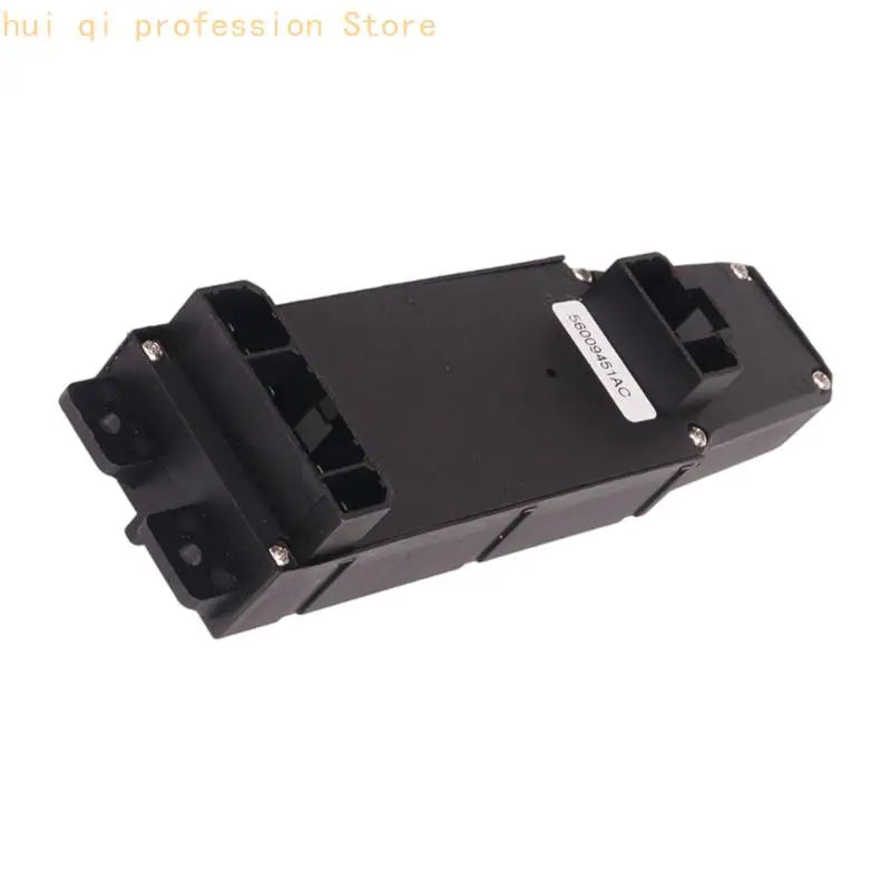 Electric Window Control Switches 56009451AC with Two Button Layout, Integrated Rear Electrical Socket, ABS Shell, and Screw H8WE Quake