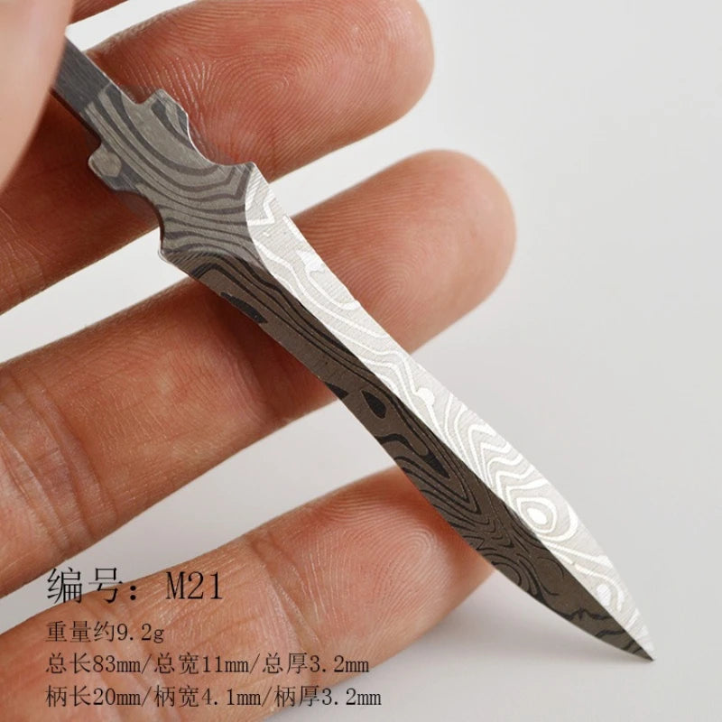 Tea knife m21 tea needle embryo processing customized pu'er tea knife stainless steel tea needle sword embryo Quake