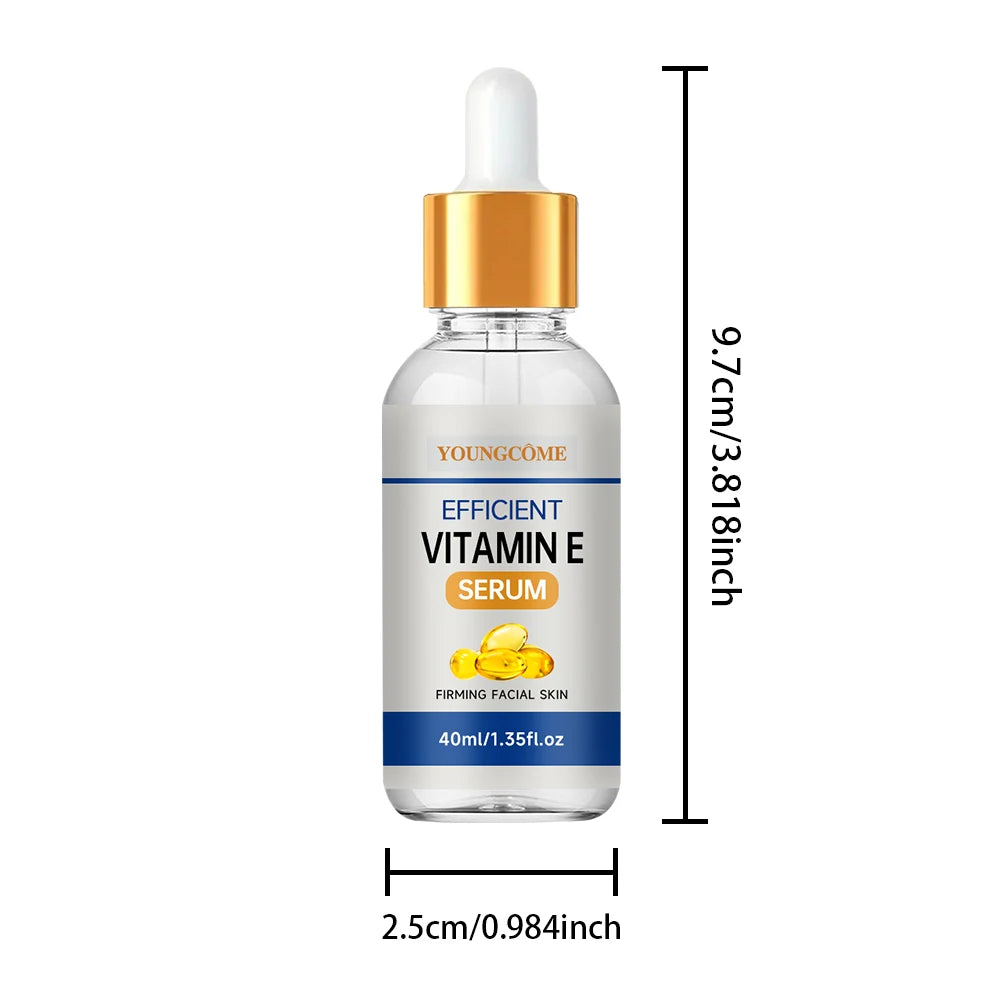 Vitamin E Wrinkle Remover Face Serum Lifting Firming Fade Fine Lines Anti-aging Essence Whitening Brighten Nourish Skin Care ﻿ Quake 40ML