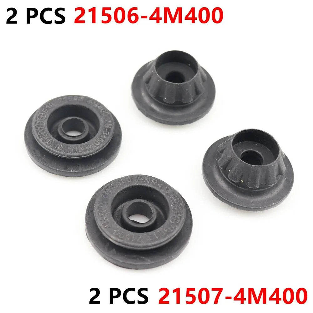 High Quality Rubber Radiator Mount Radiator Mount Black Car Parts Replacement Rubber 21506-4M400 4 Pcs Car Truck Parts Quake A