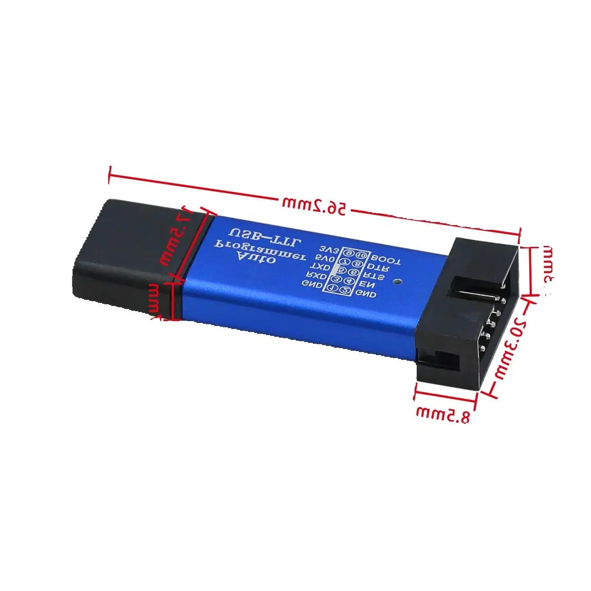 MCU -STC -51 Microcontroller Downloader Auto Programmer -3.3V 5V Universal / Dual Voltage USB to TTL DownLoad Cable Quake Default Title