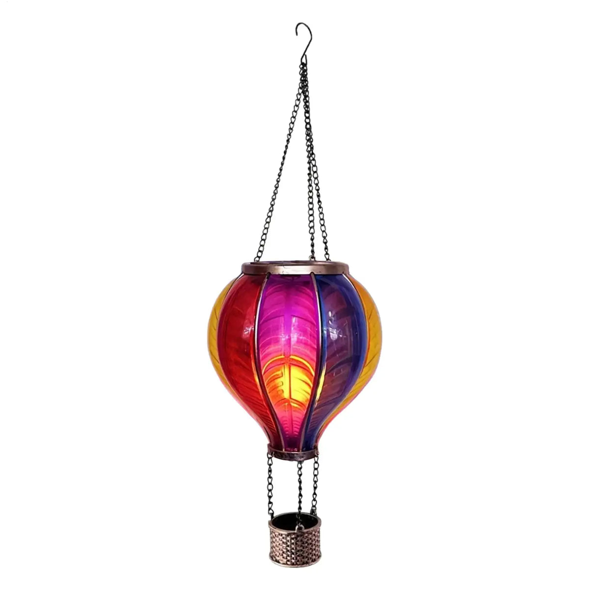 Waterproof Portable Decorative Hot Air Balloon Solar Lantern Lamp for Outside Garden Patio Balcony Pathway Walkway Lawn Porch Quake