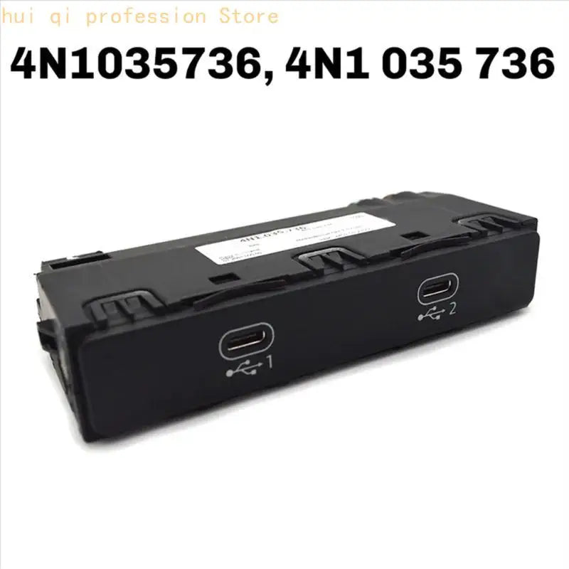 Car Center Console Charging Socket Module Unit 4N1035736 Type-C Double Socket H8WE Quake