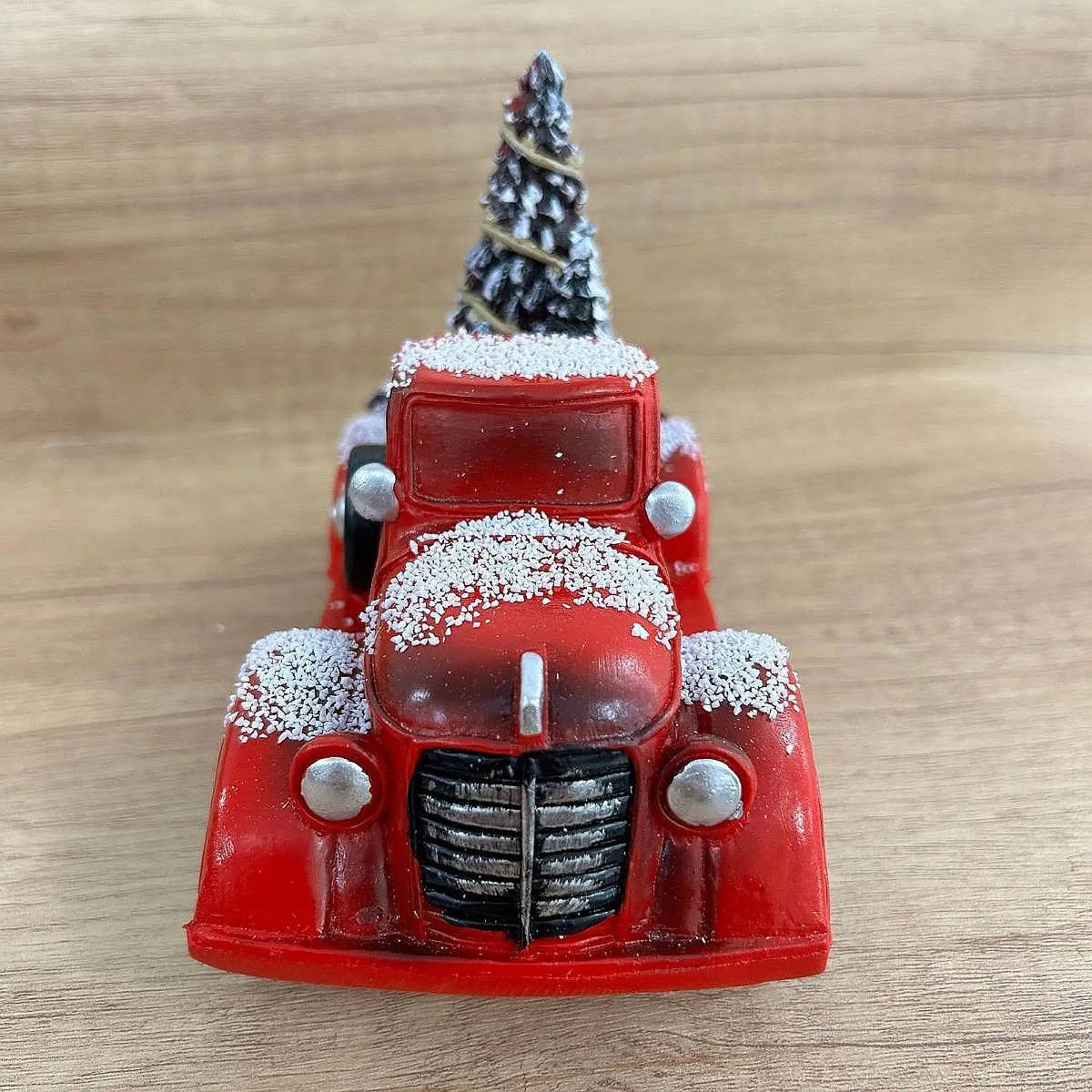 Truck Christmas Tree Statue Table Centerpiece Collection Tabletop Ornament Christmas Decor for Party Bookshelf Shelf Bedroom Quake