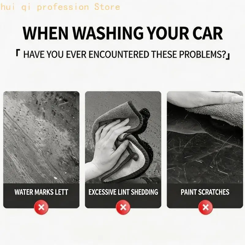 Super Absorbent Microfiber Car Wash Towel Soft Drying Cloth For Auto Detailing H8WE Quake