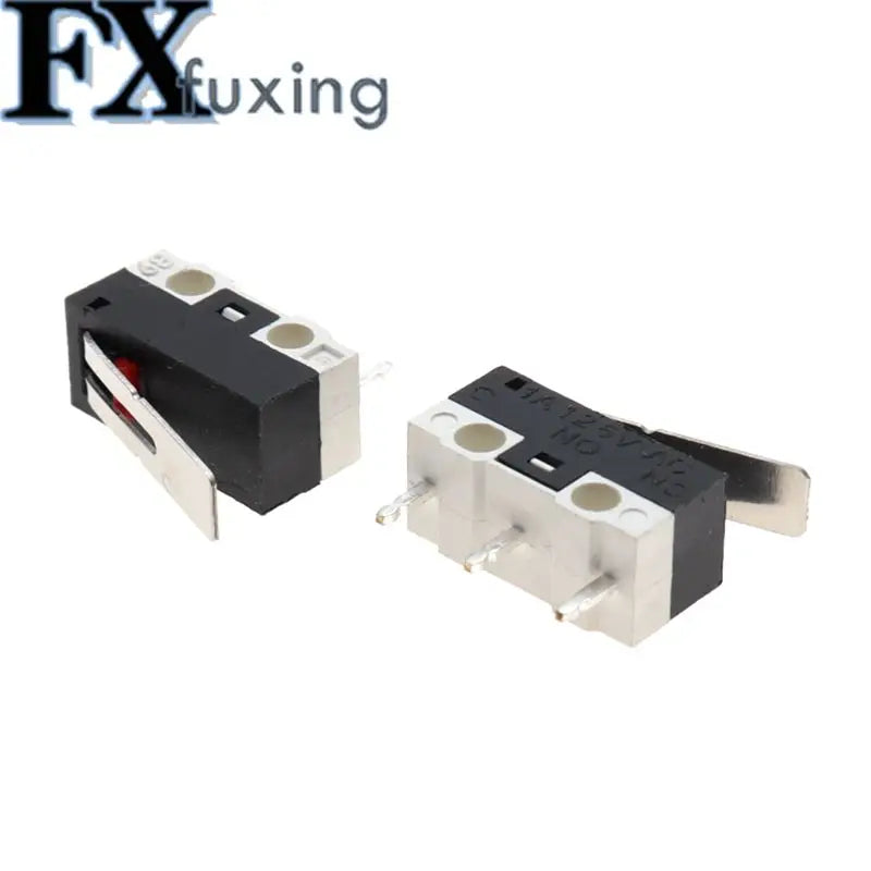 20PCS Limit Switch Push Button Switch 1A 125V AC Mouse Switch 3Pins Micro Switch Stalk Length 13.5mm Quake