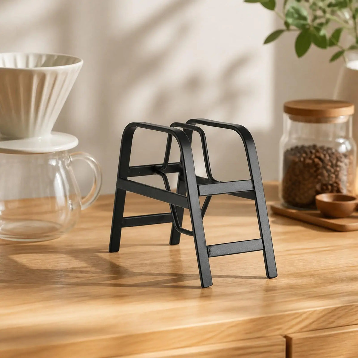 Metal Coffee Filter Paper Holder Minimalist Inverted V-Shape Filter Paper Holder Quake