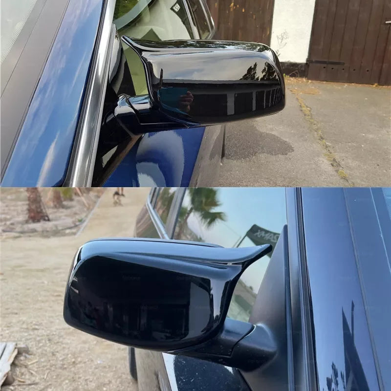 For BMW 5 Series E60 E61 E63 E64 525i 530i 528i 2003-2007 Car Replacement Rearview Side Mirror Cover Wing Cap Exterior Case Trim Quake