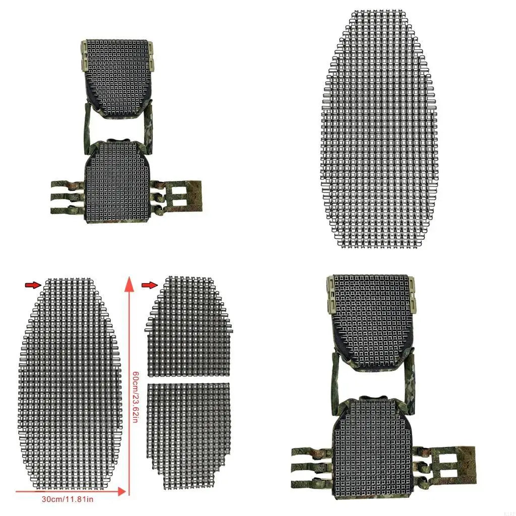 Open-Pattern Equipment Padding Sheet, Cuttable Plastic Cushioning Insert for Tactical Helmet Areas, Shoulder Straps and K1KF Quake CN
