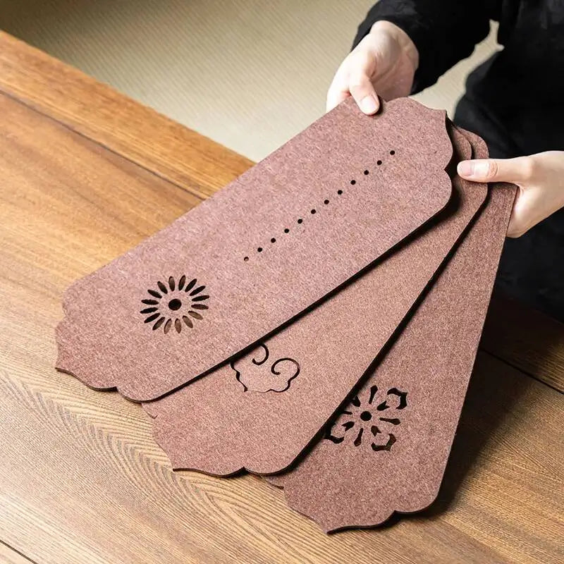 Waterproof Dry Bubble Mat Tea Mat Tea Seat Hollow Anti-scald Cup Mat Tea Tray Teapot Mat Quake