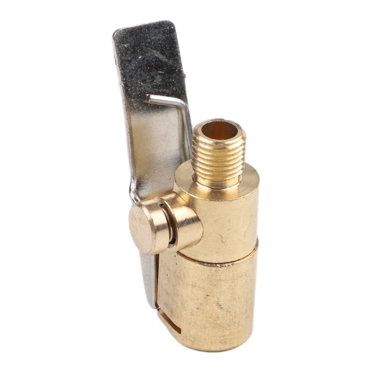 Portable Brass Inflatable Pump Valve Connector for Car Tyre Wheel Suitable for Industrial Route Systems and Car Garage Use Quake