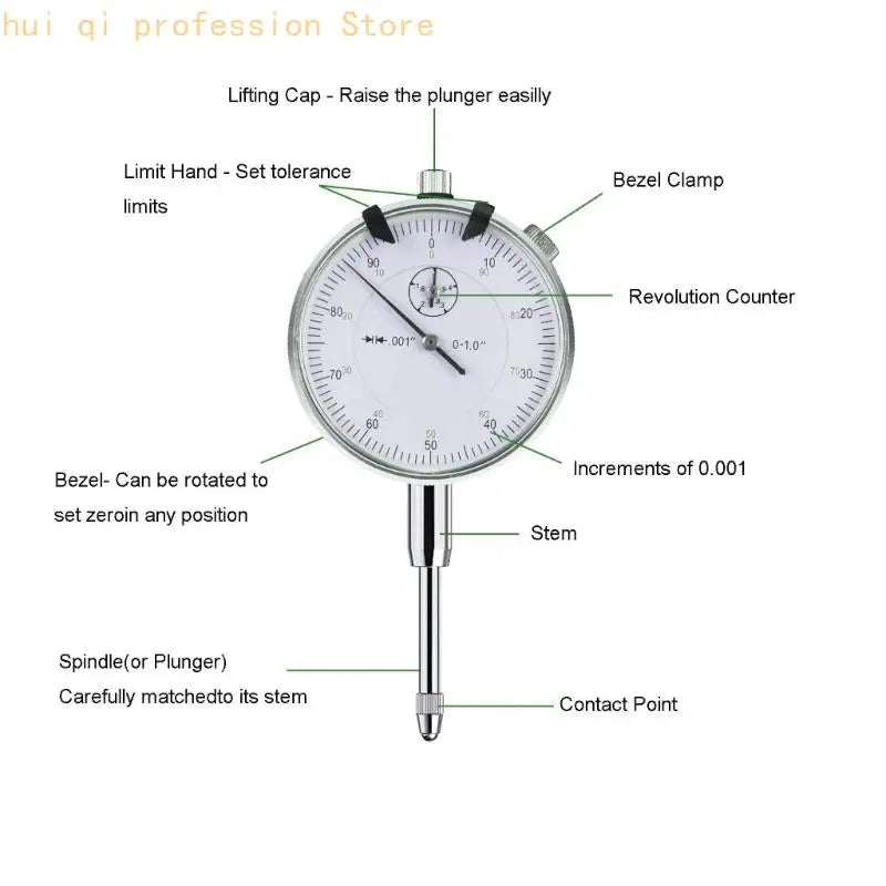 High Accuracy Metal Brake Rotor Flatness Measurement Tool For Car Maintenance H8WE Quake
