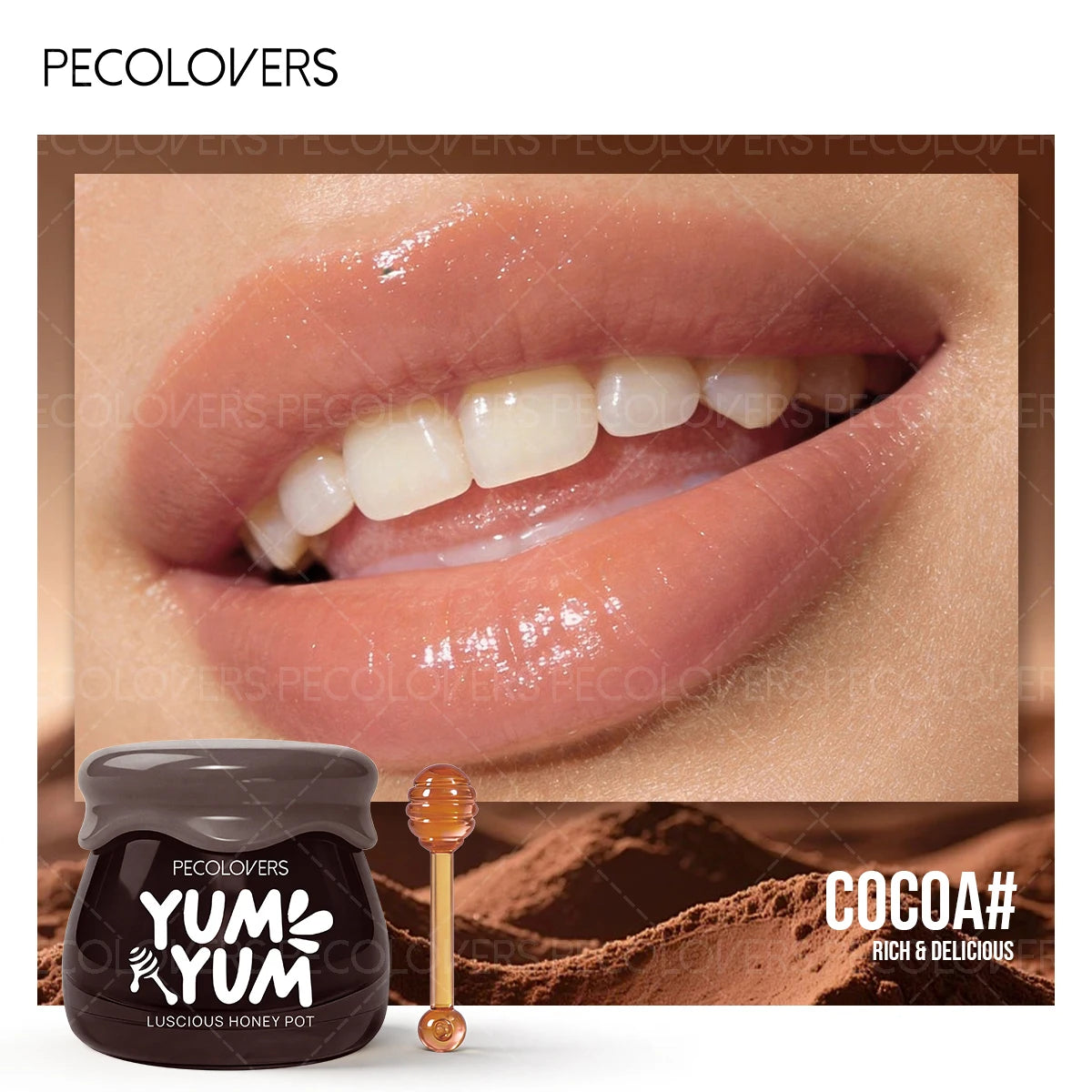1PC Fruit Honey Pot Lipstick Can Moisturize Lips for A Long Time and Can Be Applied Repeatedly To Nourish Lips and Make Up Lips Quake 06