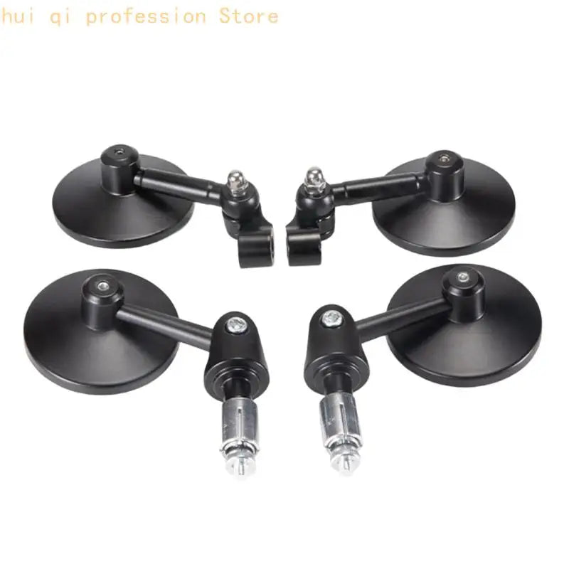 Retro Foldable Motorcycle Handlebar Mirror Aluminum Rear View Mirror H8WE Quake