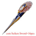 Hot CSM-Style Kamen Rider Blade Seiken Sword Set - Deluxe Garren Belt Cards Role Play Kit - Unlicensed Collector Edition Cartoon Quake Seiken Sword 16pcs