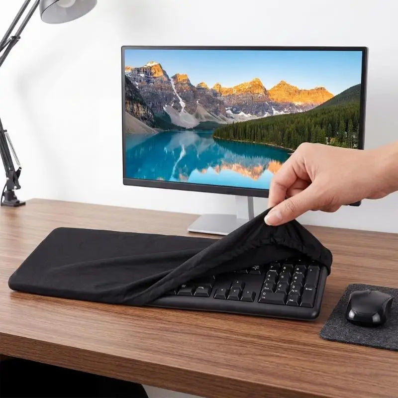 Keyboard Dust Cover Full Standard Size Keyboard Stretch Fabric Dust Keyboard Sleeve Gaming Keyboard Accessories K1KF Quake