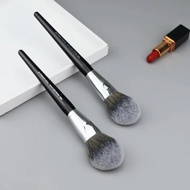 PRO Light Loose Powder Makeup Brush #50 - Tapered Shaped Light Air Powder Finish Beauty Cosmetics Blush Blender Brush Tool Quake