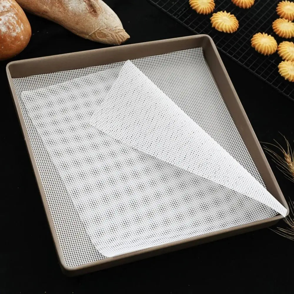1Pcs Square Oven Kitchen Accessories Steamer Mesh Pad Silicone Reusable Dehydrator Sheets Non-Stick Food Fruit Dryer Baking Mat Quake
