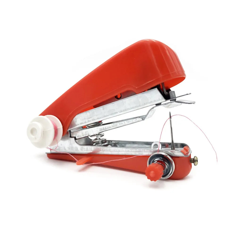 Portable Simple Operation Knit Fabric Stitch Handy Manual Sewing Machine Handmade Needlework DIY Apparel Quake