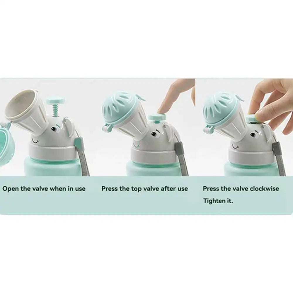 Portable Baby Hygiene Toilet Urinal Boys Girls Pot Outdoor Car Travel Anti-leakage Potty Kids Convenient Toilet Training Potty Quake