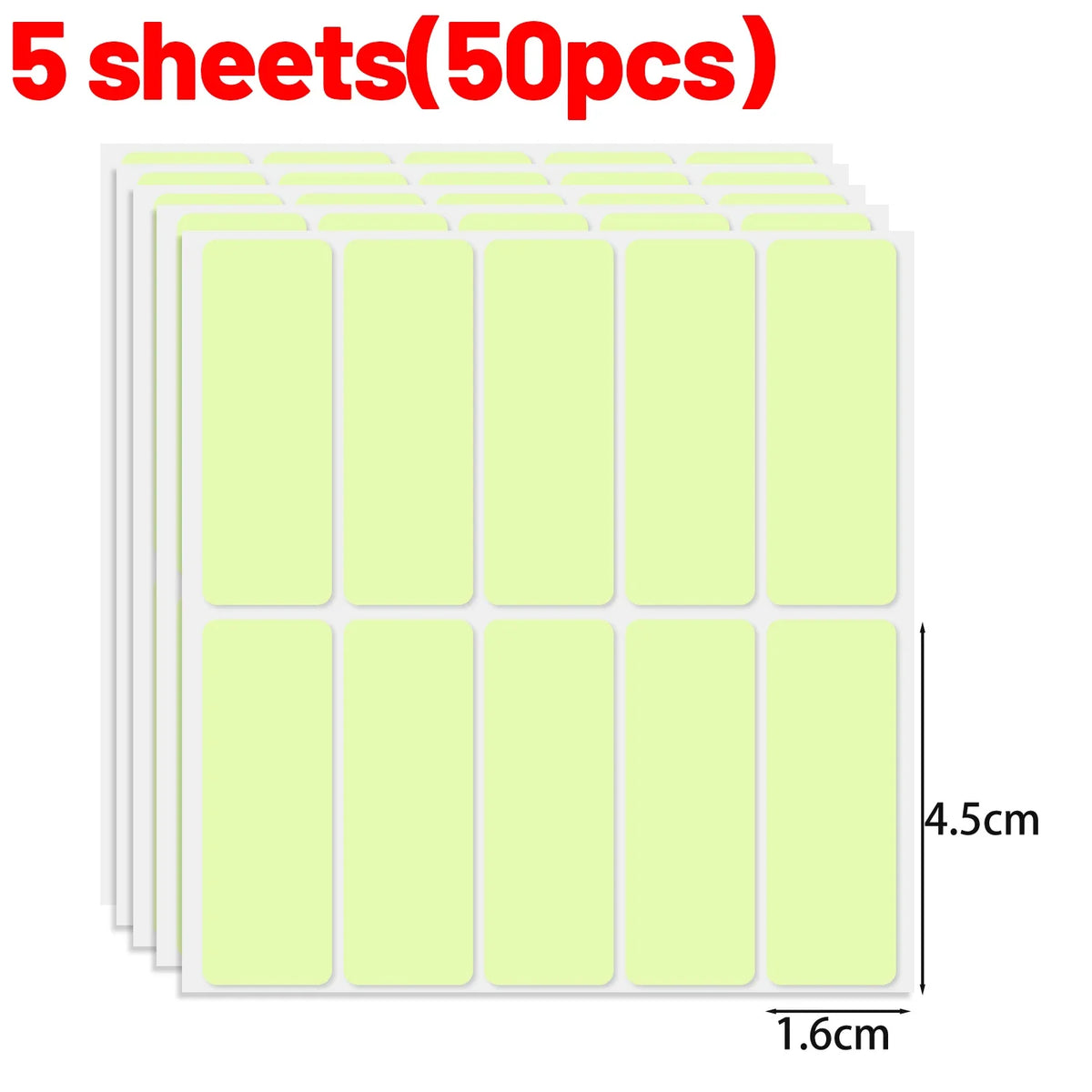 Self-adhesive Night Glowing Switch Sticker Blank Luminous Switch Stickers Bedroom Wall Decal Labels Home Decoration Stickers Quake L(1.6x4.5cm)