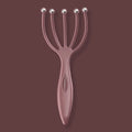 Head Relax Massager Healing Neck Claw Massage Anti-stress Pain Relief Octopus Scalp Spa Headache Stimulate Blood Circulate Quake Red