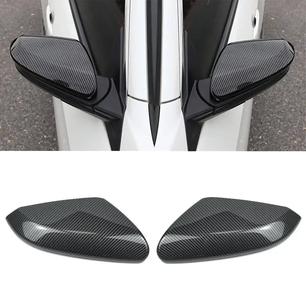 For Honda Civic 2016-2021 Car Replacement Rearview Side Mirror Cover Wing Cap Exterior Door Rear View Case Trim Carbon Fiber Quake