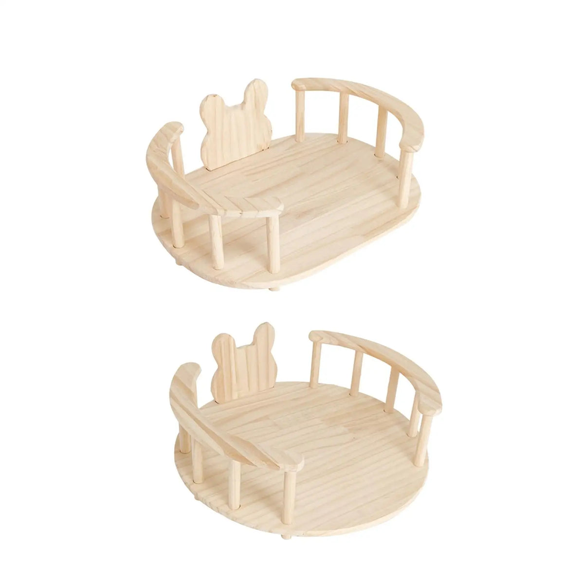 Wooden Bed, Easy to Assemble, Stable Indoor Playhouse, Small Animals Sleeping Habitat for s Guinea Pigs Quake