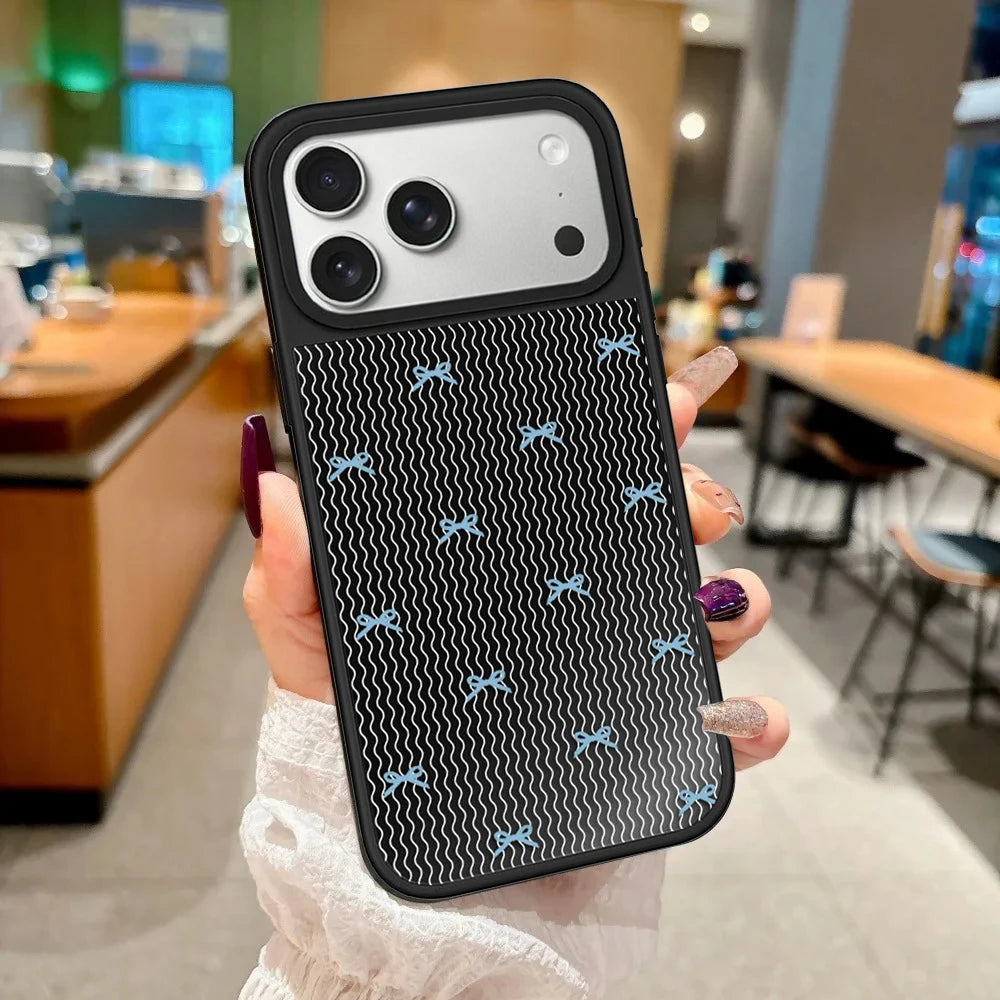 6082517 Mirror Surface Magnetic Phone Case Cover for IPhone 13 14 15 16 17 18 Pro Max Case Quake