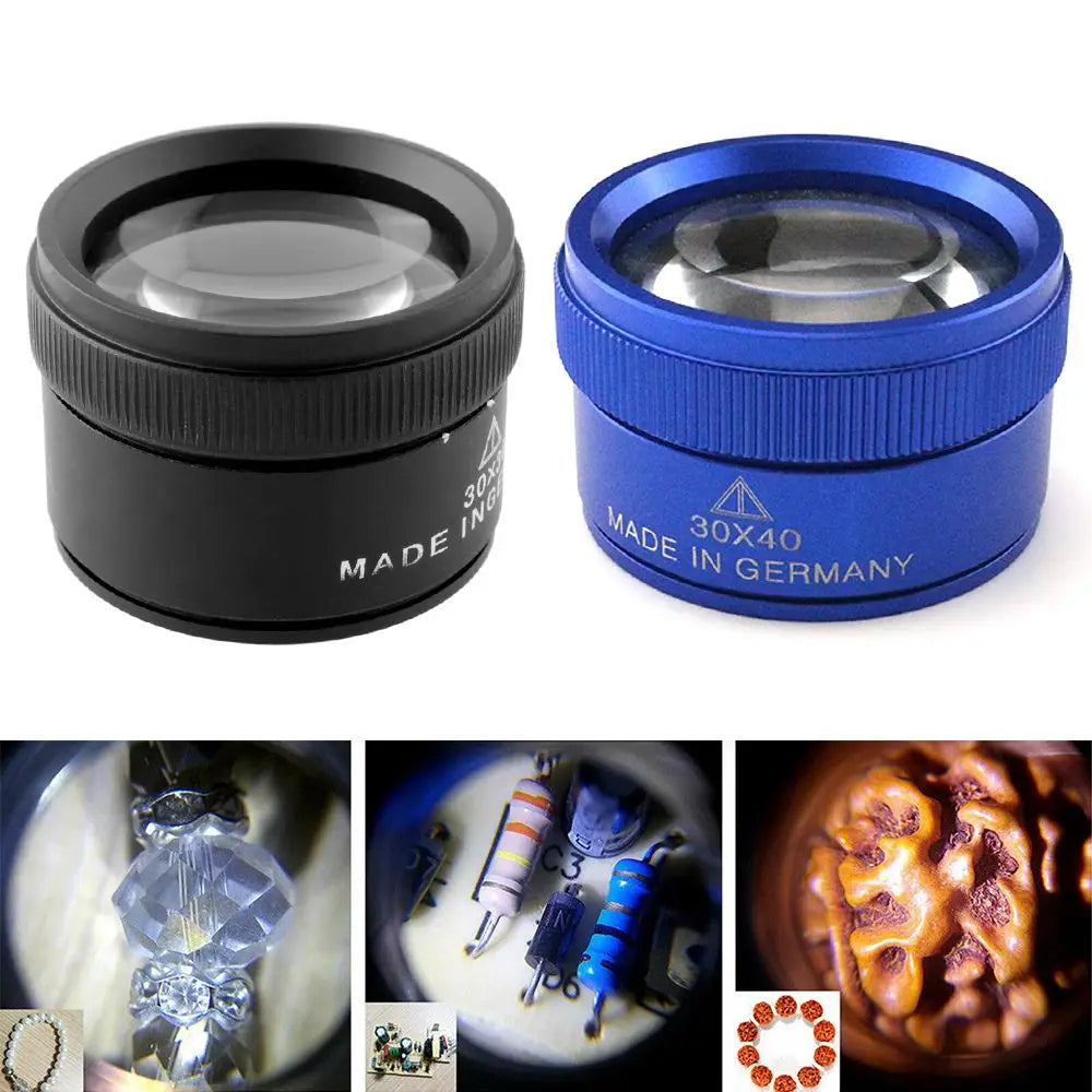 Professional Mini Premium Glass Lens Loop HD Magnifier Measuring Magnifier Microscope Quake