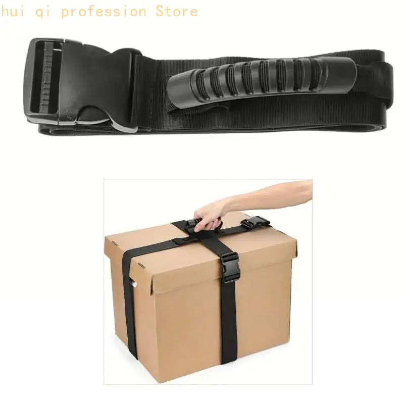 Box Carrying Strap with Handle for Luggage, Travel, and Moving Use H8WE Quake