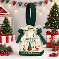 5/1PCS Christmas Candy Bags Drawstring Gift Bags Santa Claus Xmas Tree Cookies Packing Handbag New Year Xmas Table Decorations Quake 04 3PCS