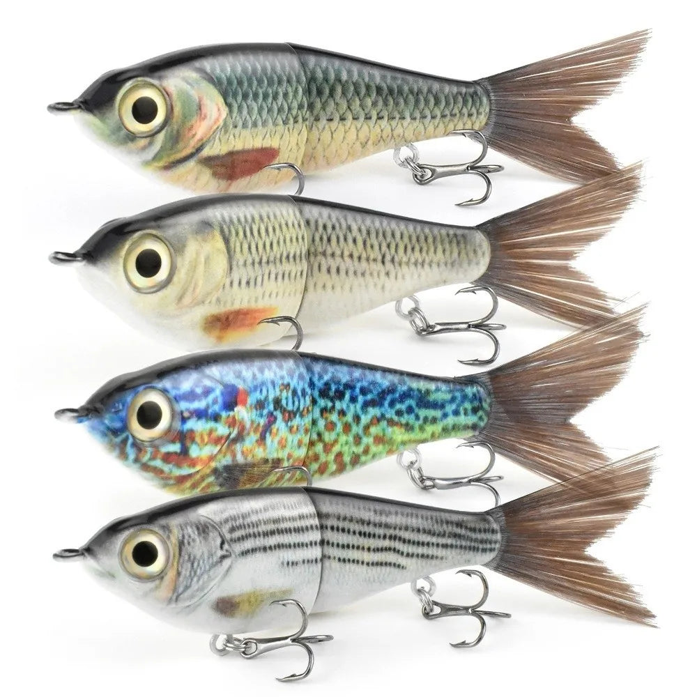 Fishing Gear Joint Design Bass Lure Hard Baits Style Trout Wobbler Glide Action Wobbler Type Pike Lure Fishing Quake