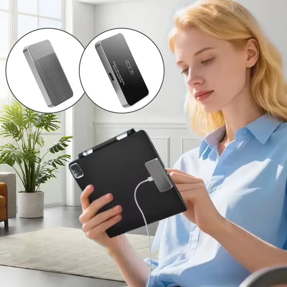 Magnetic Smart Connector Charger for iPad Pro 11"/13" Aluminum Alloy Fast Charging Module with Protective Case Accessories Quake