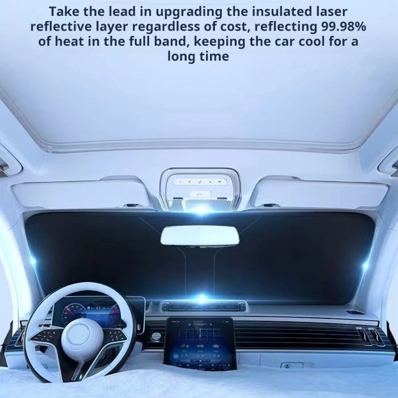 Car Front Window Sunshade Cover Sun Shade Windshield Visors Windscreen Foldable Auto Sun Umbrella H8WE Quake