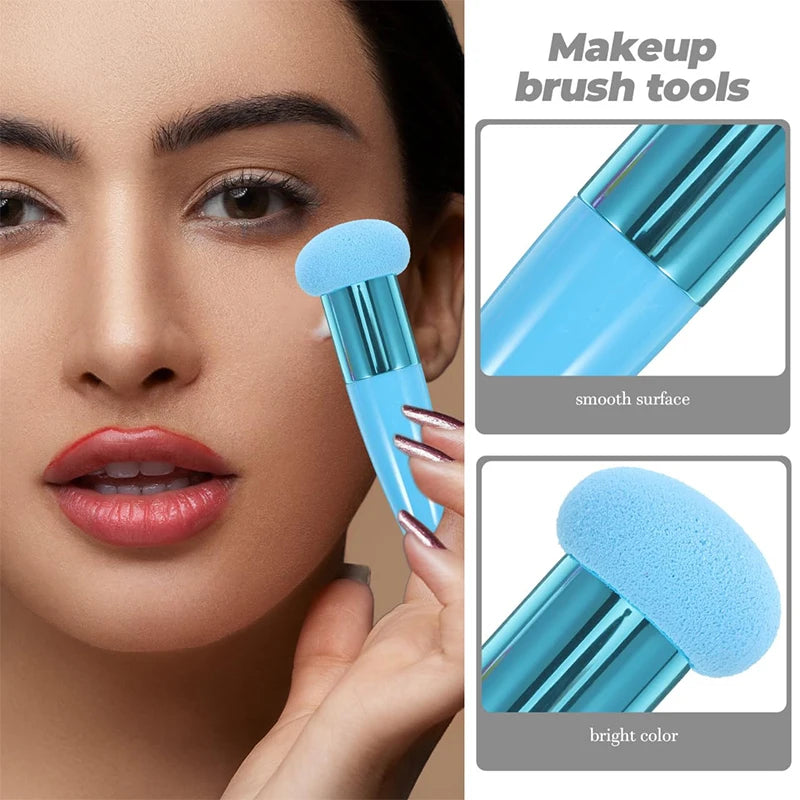 New Mushroom Head Makeup Brush Puff Beauty Makeup Sponge With Handle Make-up for Fashion Women Professional Makeup Tools Puff Quake