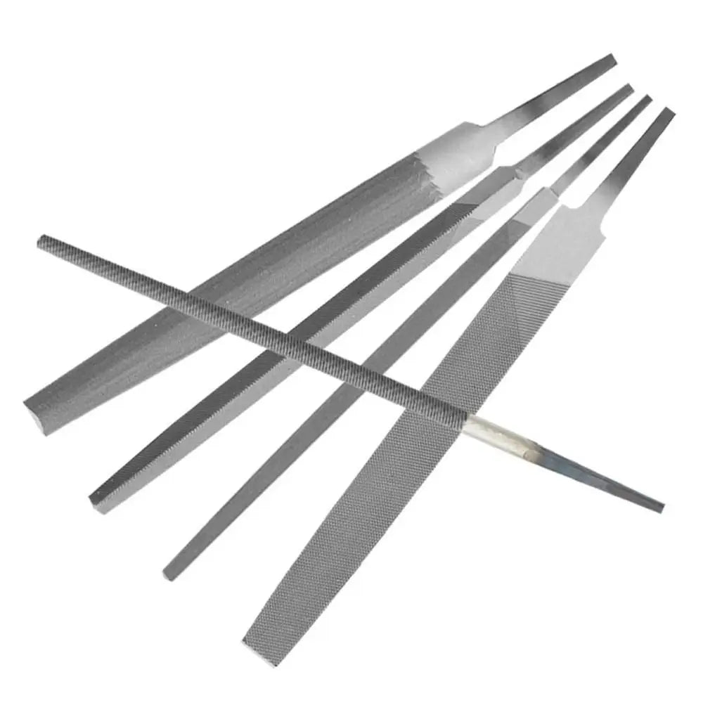 Durable Steel Steel Files 6/8 Inch Flat/Semicircle/Triangle/Circle/Square Saw File Grinding Straightening Hand File Leather Quake