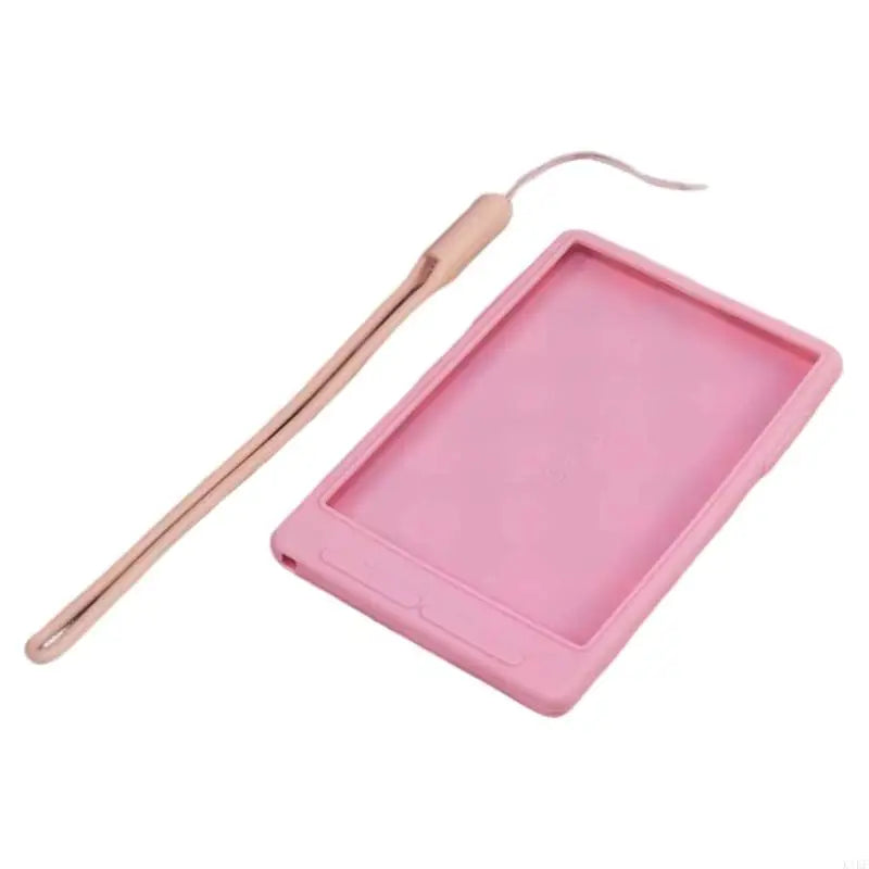 Silicone Reader Case for XTEINK Device, Handheld Cover with Open Side Access for Daily Reading and Reader Storage K1KF Quake Pink CN
