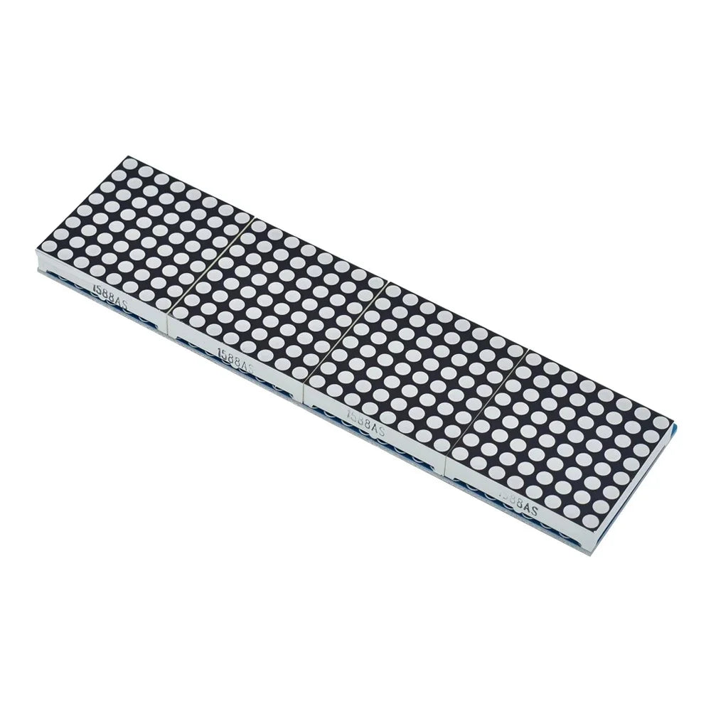 Module HT1632 Dot Matrix Driver with MCU Lattice-Breakout Board LED 8X32 Red Dot-matrix Screen 2.4V-5.5V for MCU Control Quake