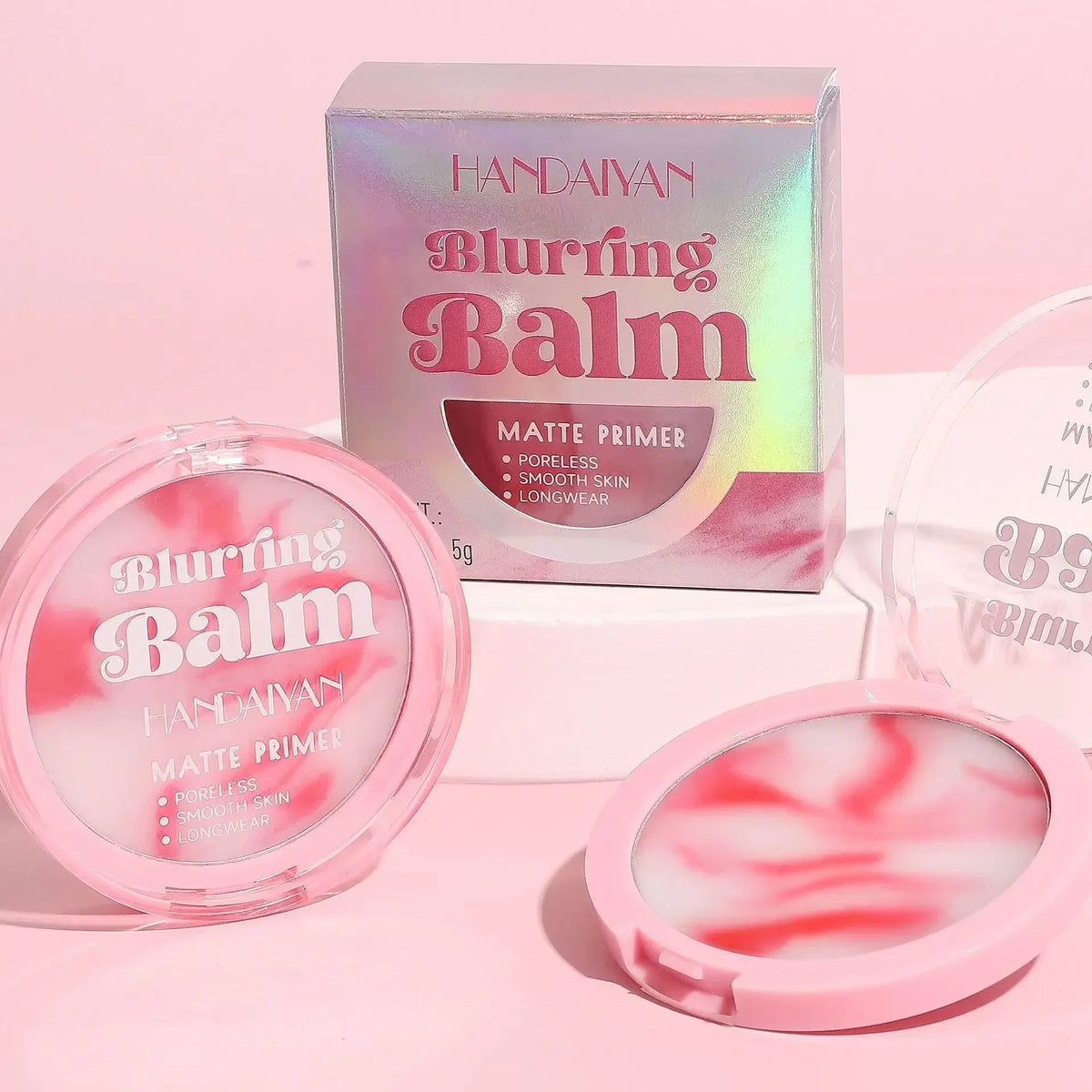 Control Waterproof Setting Powder Cream Long Lasting No Transfer Pore Minimizing Makeup with Puff for Fresh Finish Quake