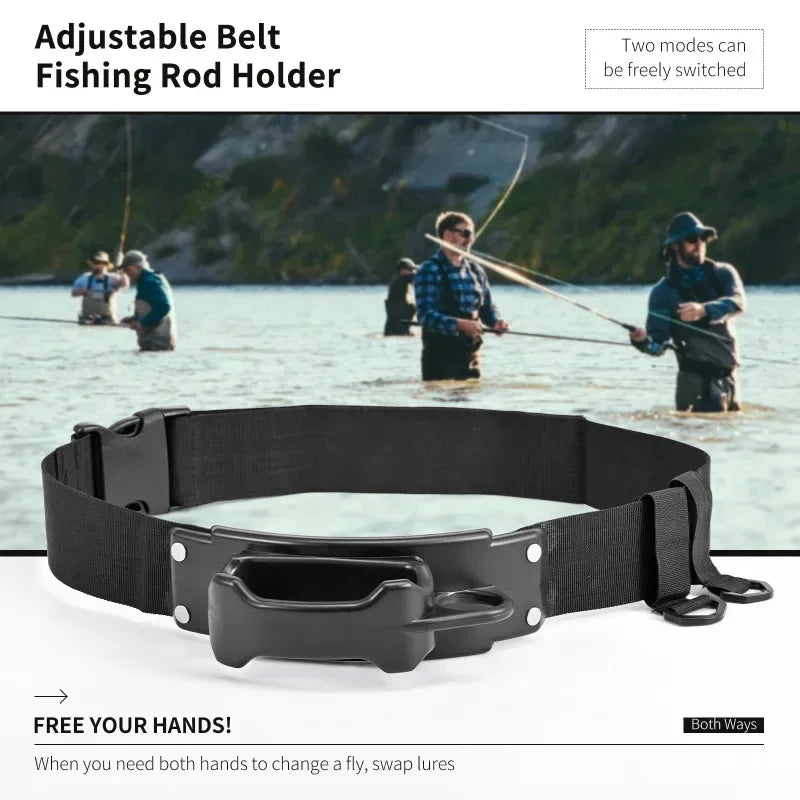 1PC Fishing Belts Lure Rod Waist Support Belt Fishing Bracket Temporary Insertion Outdoor Fishing Tackle Supplies Accessories Quake