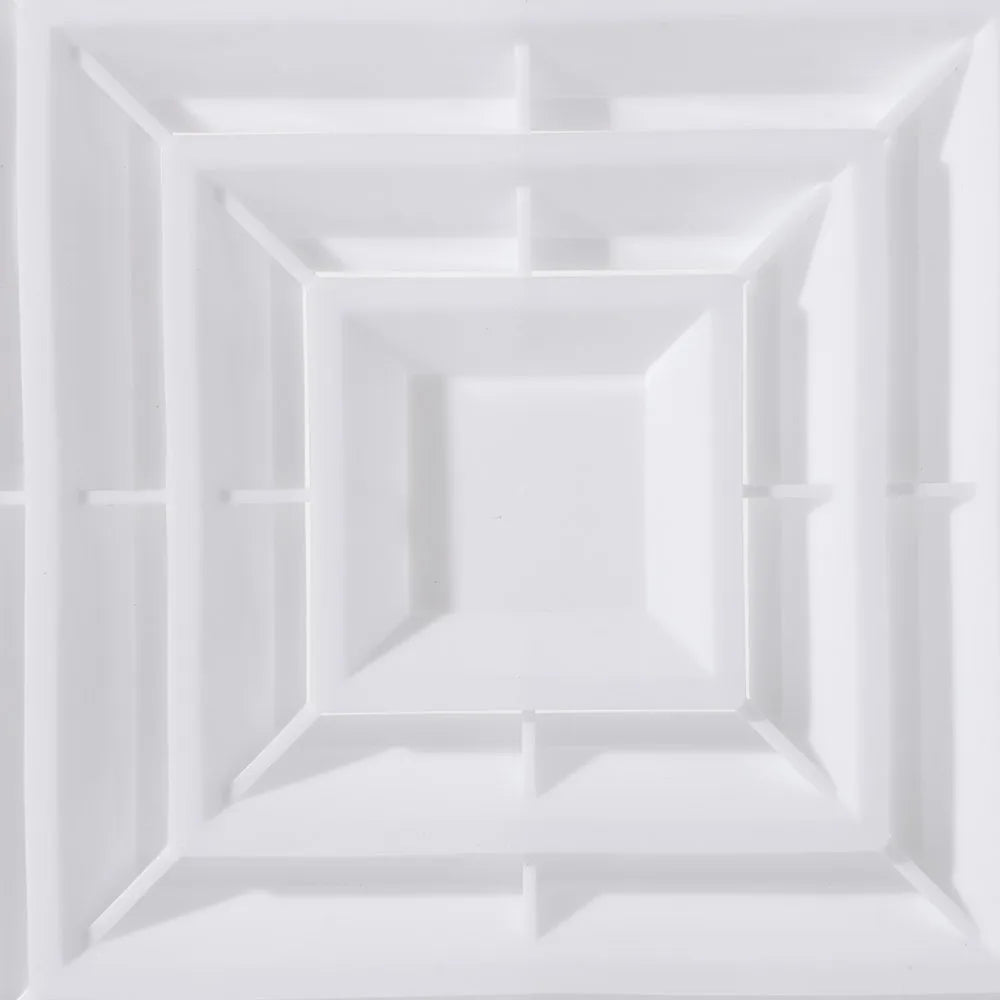 New Plastic Air Vent Grille With Flaps Square Ventilation Cover Silent Operation White Duct Heating Vents Bathroom Quake