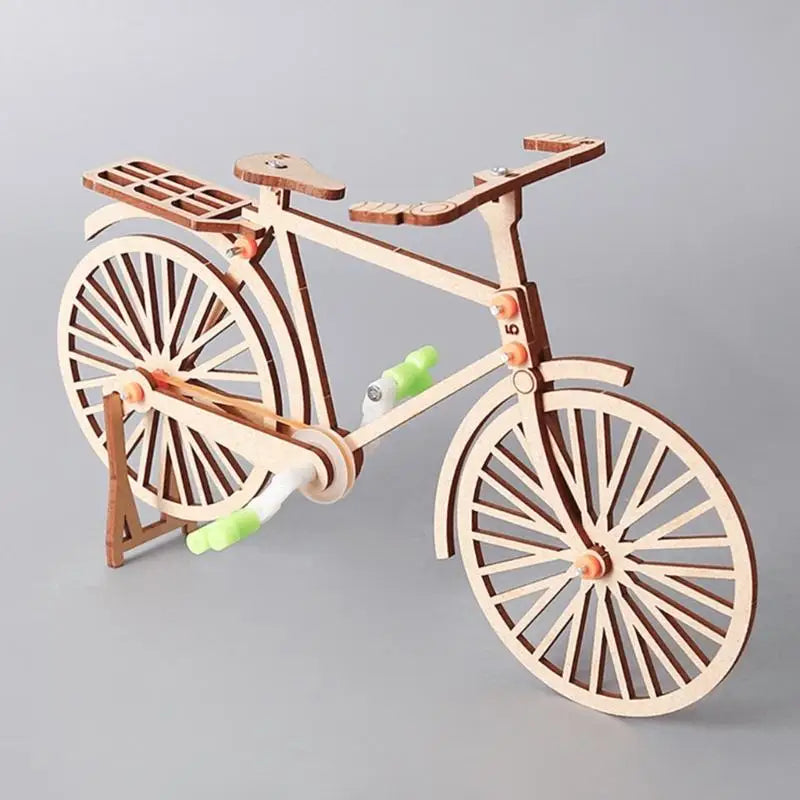 Wooden Cycle Model Construction Set For Children STEM Learning Toy Featuring Hands On Assembly And Interactive Play K1KF Quake China Mainland