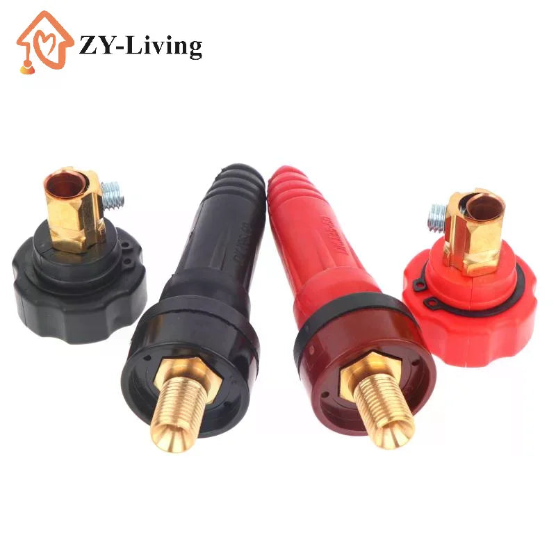 Welding Quick Connector Copper Terminal Insulated Rubber Plug Socket DKJ10-25 DKJ35-50 For Arc Welding Equipment Connection Quake