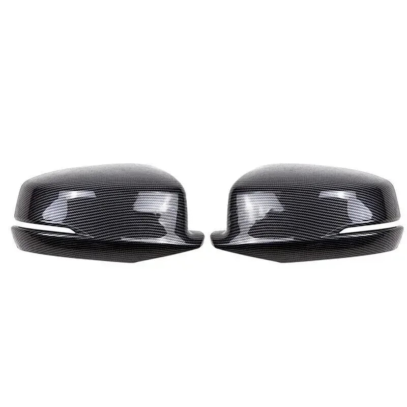 For Honda Accord 2014-2017 Car Replacement Rearview Side Mirror Cover Wing Cap Exterior Door Rear View Case Trim Carbon Fiber Quake With Light Carbon