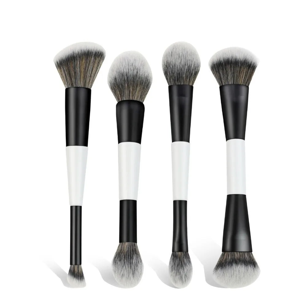 New Dual-Ended F4 Contour Face Brush Multi-purpose Cosmetic Beauty Makeup Brushes High Coverage Powder Blush Brush Makeup Tools Quake